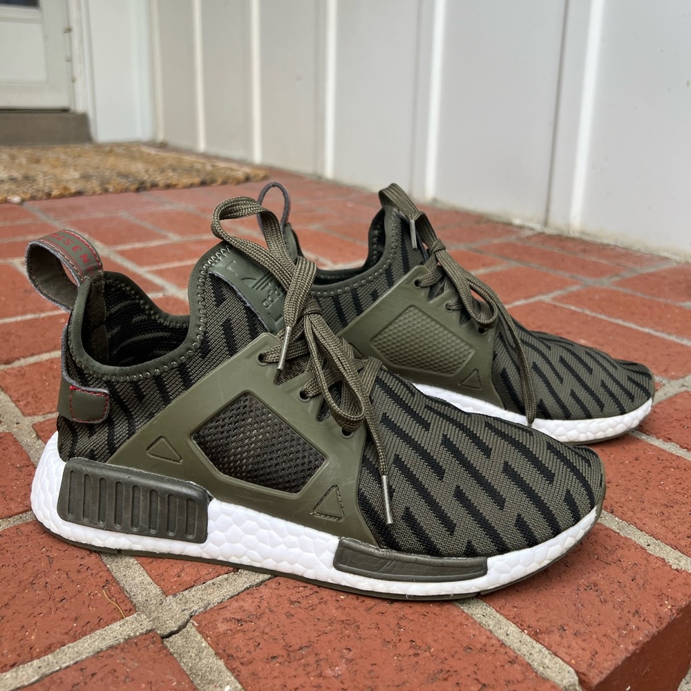 adidas NMD XR1 Primeknit Olive men’s 7.5 2017 S81533